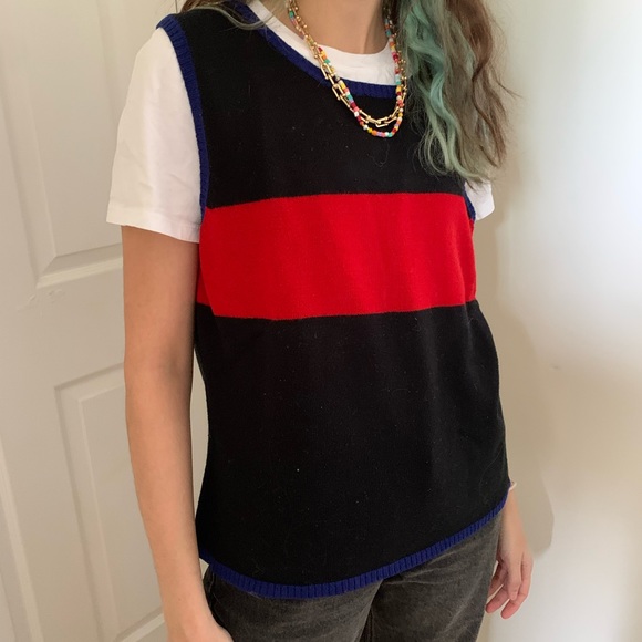 Vintage Colour Block Vest - Picture 4 of 4